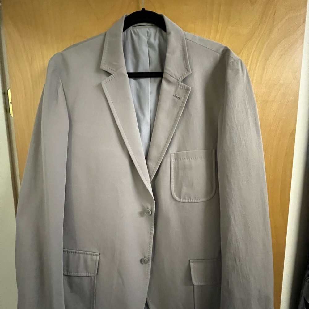 Tan Lacoste Suit Jacket / Blazer / Sport Coat